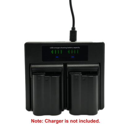 Hridz EN-EL15 Battery for Nikon Z8 Z7 Z6 D780 D500 D600 D610 D750 D810 D850 Z5