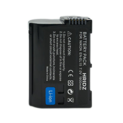 Hridz EN-EL15 Battery for Nikon Z8 Z7 Z6 D780 D500 D600 D610 D750 D810 D850 Z5