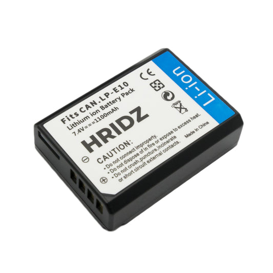 Hridz LP-E10 Battery for Canon EOS 3000D 1500D 1300D 1200D 1100D E10 LC-E10