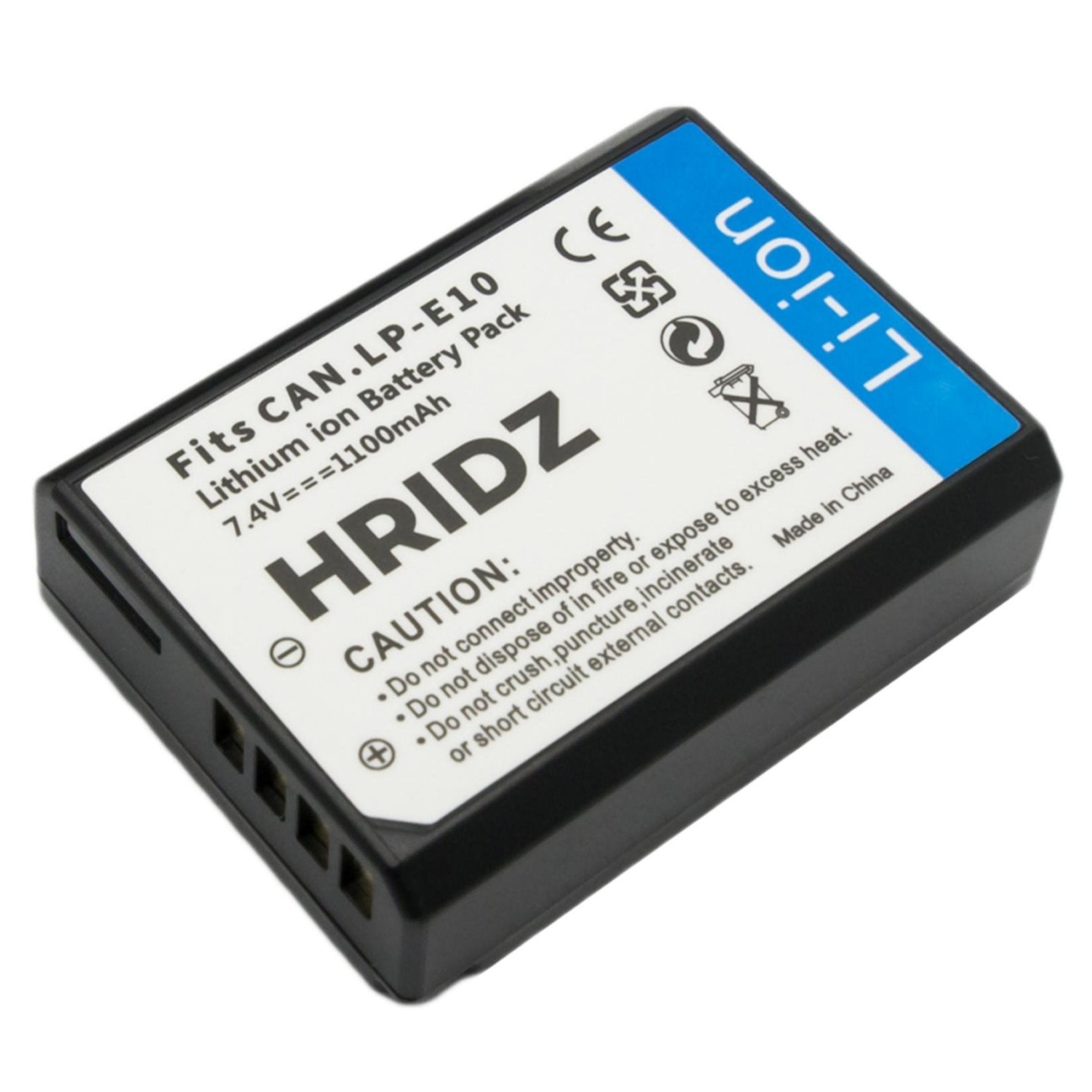 Hridz LP-E10 Battery for Canon EOS 3000D 1500D 1300D 1200D 1100D E10 LC-E10