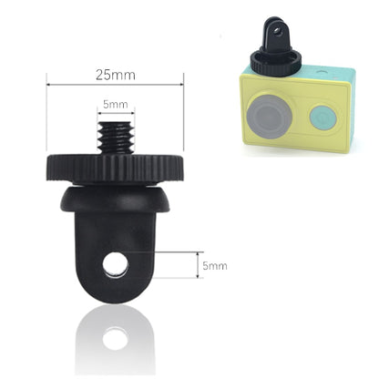 Aluminium Alloy 1/4 Mini Tripod Adapter Mount Holder for GoPro Insta360 xiaomi Yi