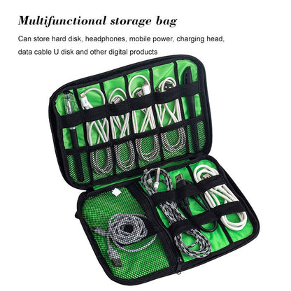 Hridz Digital Storage Bag USB Data Cable Organizer For Earphone Wire Bag Pen Power Bank Travel Kit