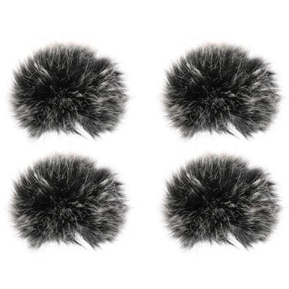 Hridz Mini Size Furry Windscreen for Microphone Universal Lapel Mic