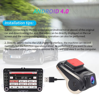Car Dash Camera with 32GB Memory card USB Pro 1080P Night Vision Dashcam