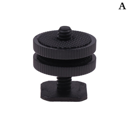 Triple Hot Shoe Mount Adapter Bracket Stand Holder for DSLR Camera LED Mic Flash