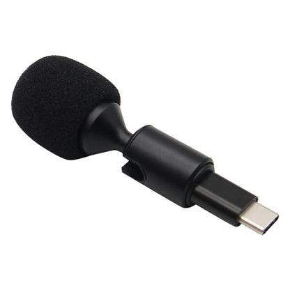 HRIDZ Portable Mini Microphone 3.5mm Stereo Type-C Flexural Bendable Wireless Mic