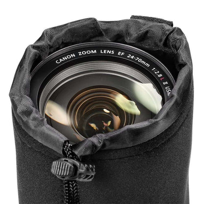 Neewer Camera Lens Bag Drawstring Bag with S M L XL Size for Canon Sony Nikon Lens
