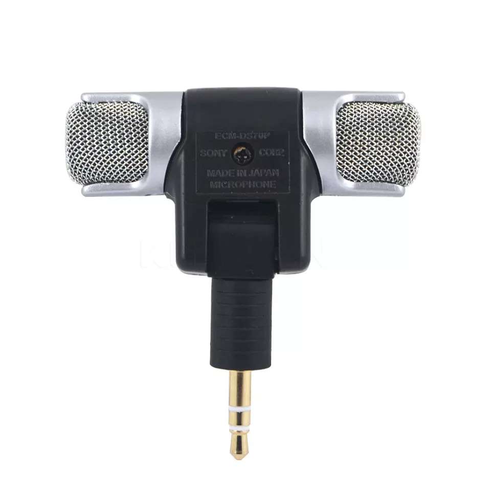 3.5mm Condenser Mini Stereo Microphone for PC Computer Laptop