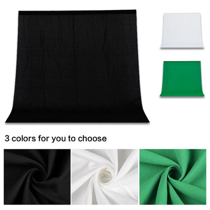 2x3m Backdrop Support System Kit With 6x9ft Green,Black,White Cloth For Muslins Background Stand Adjust With Carry Bag