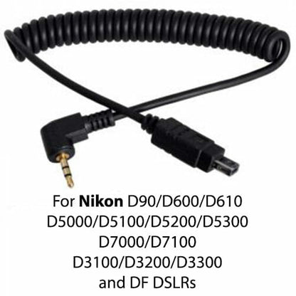 Hridz 2.5mm-N3 Camera Shutter Release Cable for Nikon D series cameras