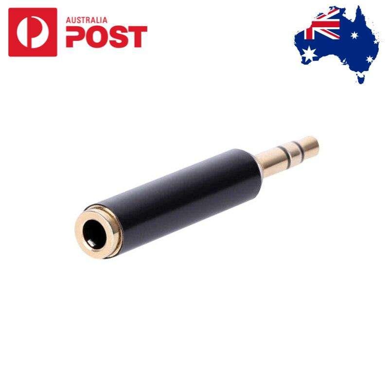 2Pcs Hridz 3.5mm TRS Male To Female TRRS Audio Stereo Adapter Connector 3 Pole to 4 Pole
