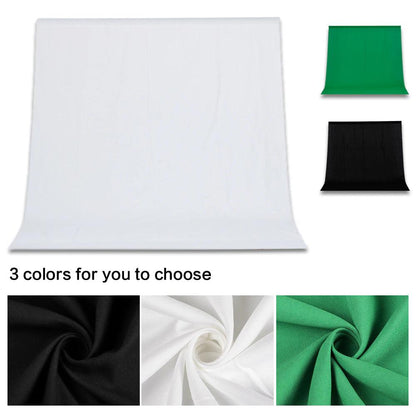 2x3m Backdrop Support System Kit With 6x9ft Green,Black,White Cloth For Muslins Background Stand Adjust With Carry Bag