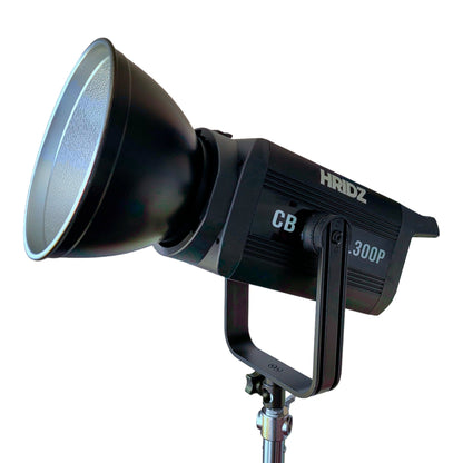 HRIDZ 300W LED Video Light Ultra Bright VL300 Bi-Color COB 2800-6800K Bowens