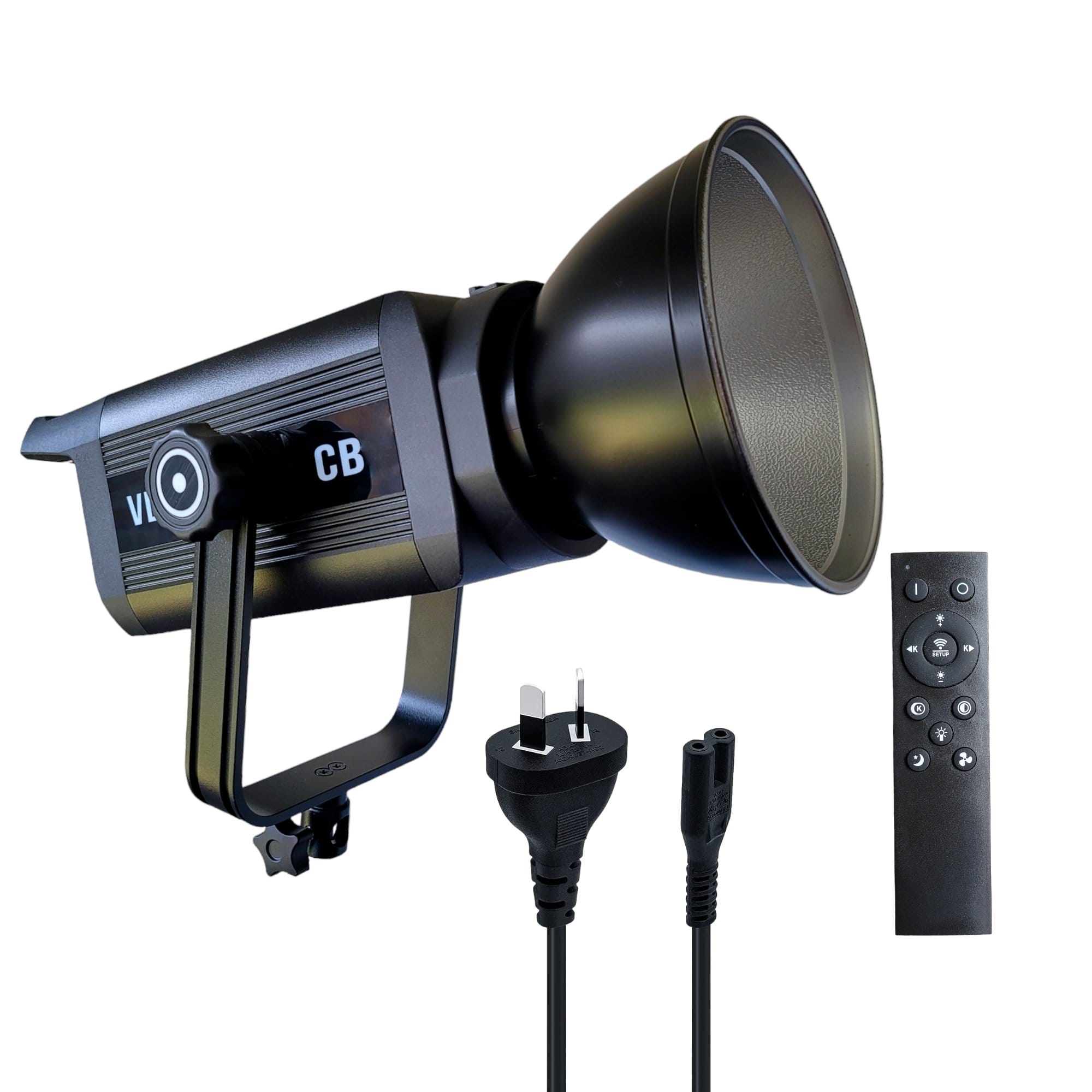 HRIDZ 300W LED Video Light Ultra Bright VL300 Bi-Color COB 2800-6800K Bowens