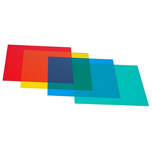 Square 30cm Color Correction Gels Set 4-Color Gel Filter Film Gel Sheet