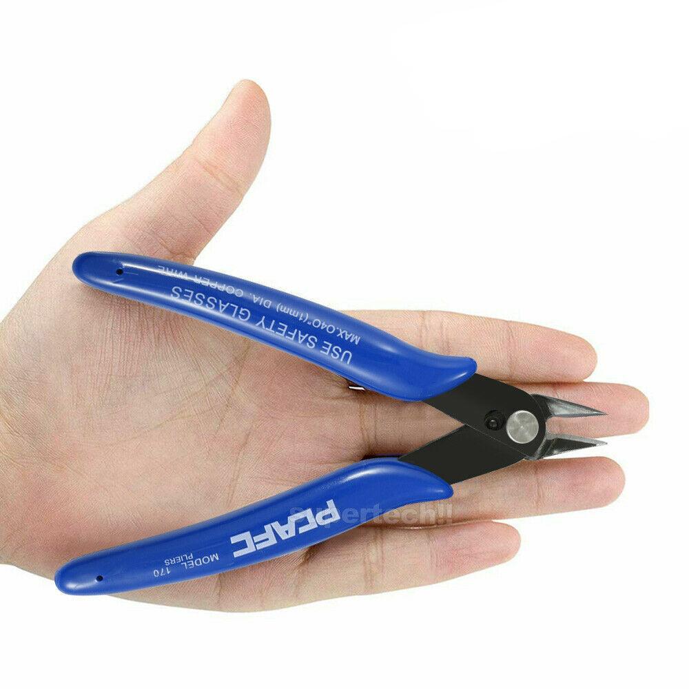 Flush Side Cutter Precision Shear Wire Snips Pliers Tool Diagonal Mini Cutters