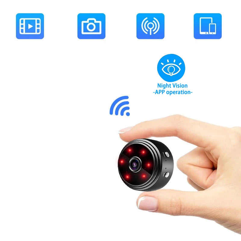 A9 IP Mini Camera 1080P HD Voice Recorder Remote Control Wireless Security