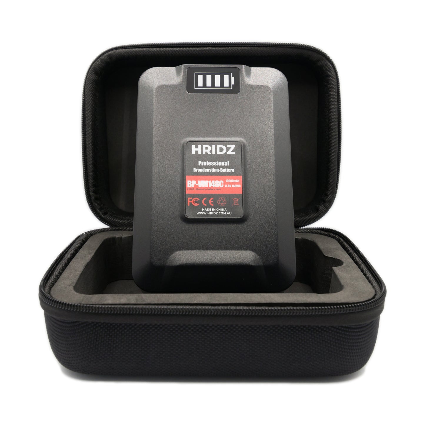HRIDZ V-Mount V-Lock VM-BP148 Battery – 148Wh 14.8V 10000mAh for Studio Video Production