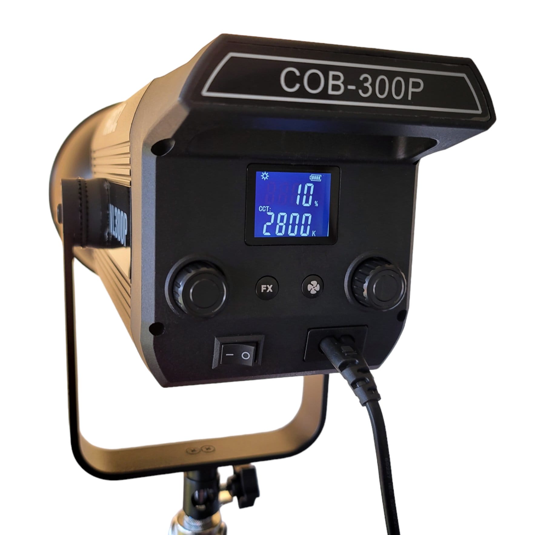 HRIDZ 300W LED Video Light Ultra Bright VL300 Bi-Color COB 2800-6800K Bowens