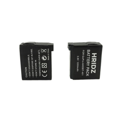 Hridz AHDBT-401 Battery for Go Pro HERO4 BLACK or HERO4 SILVER Cameras