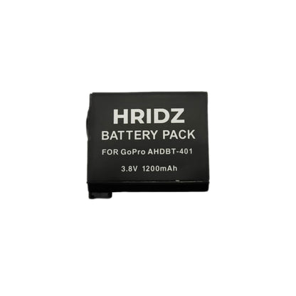 Hridz AHDBT-401 Battery for Go Pro HERO4 BLACK or HERO4 SILVER Cameras