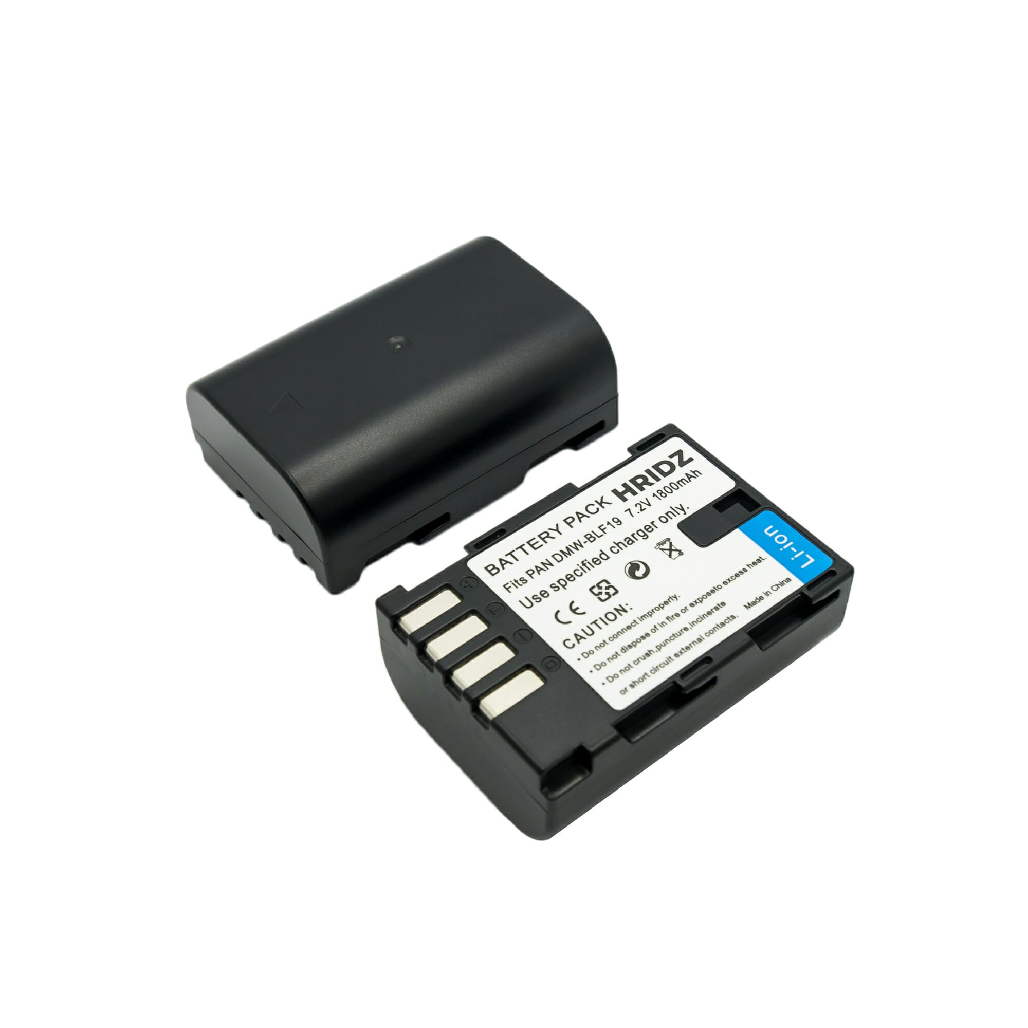 Hridz BLF19 Batteries & Charger Set for Panasonic DMW-BLF19 GH9 GH5s GH4 GH3