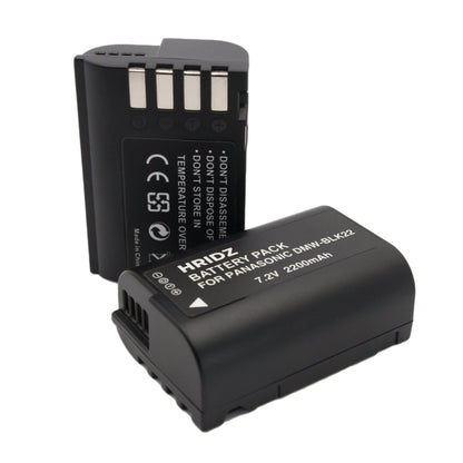 Hridz DMW-BLK22 Battery for Panasonic DMW-BLK22 and Panasonic Lumix Cameras