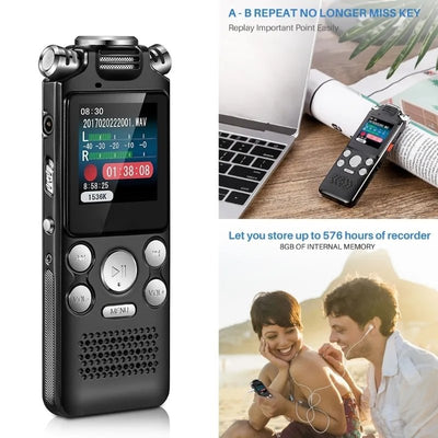 Hridz Digital Voice Recorder Professional Voice Activated