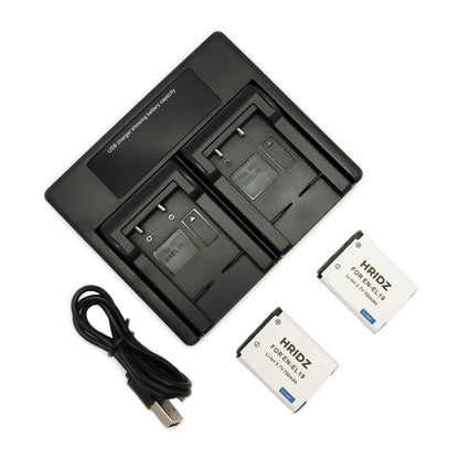 Hridz EN-EL19 Battery and Charger For Nikon Coolpix S4100 S4400 S5200 S5300