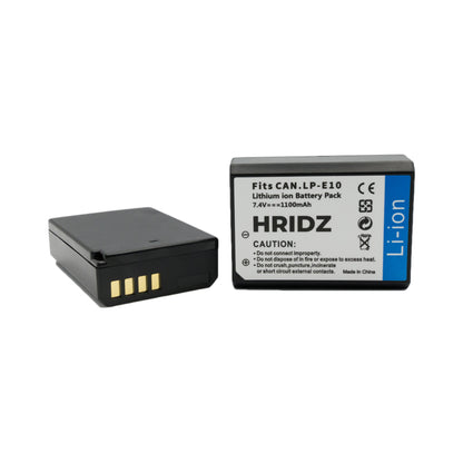 Hridz LP-E10 Battery for Canon EOS 3000D 1500D 1300D 1200D 1100D E10 LC-E10