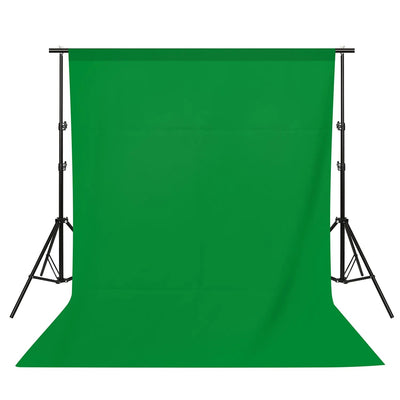Hridz Muslin Backdrops for Photography - White, Black, Green, Red, Blue, or Grey