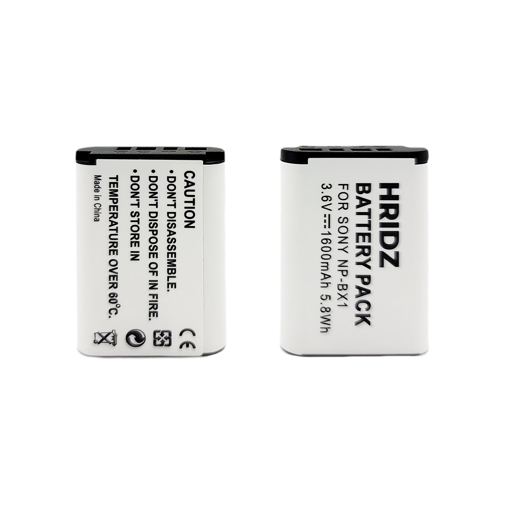 Hridz 1600mAh NP-BX1 Rechargeable Li-ion Battery for Sony RX100 Series