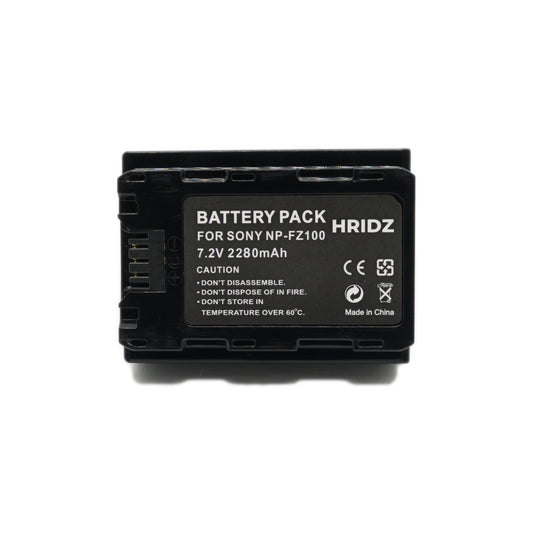 Hridz NP-FZ100 Battery for Sony A9 9R A9R A9S A7RIII Cameras