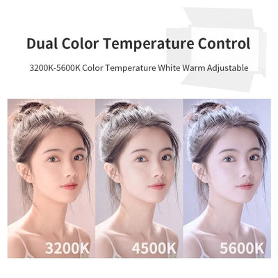 Hridz RGB LED Video Light – Dimmable Bi-Color, Adjustable RGB, Remote-Controlled Studio Lights for Photography