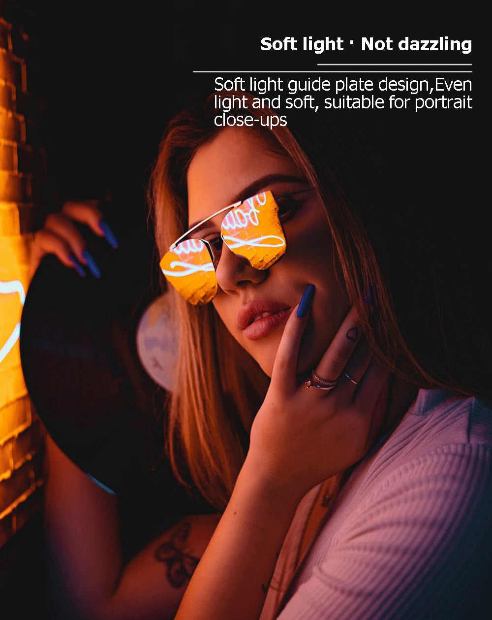 Hridz U-Series RGB Dimmable Video Light LED Light for Photo Studio Wedding