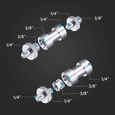 Male to Female Thread Screw Mount Adapter Converter Spigot Screw Mount Screw