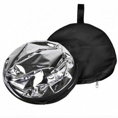 HRIDZ 80CM Portable 5 in 1 Collapsible Round Multi Disc Light Reflector