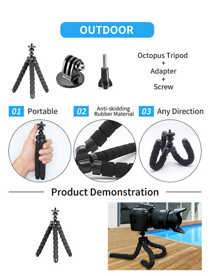 Hridz 84-in-1 Action Camera Accessories Kit for GoPro 10 9 8 7 6 5 4 3+ Max